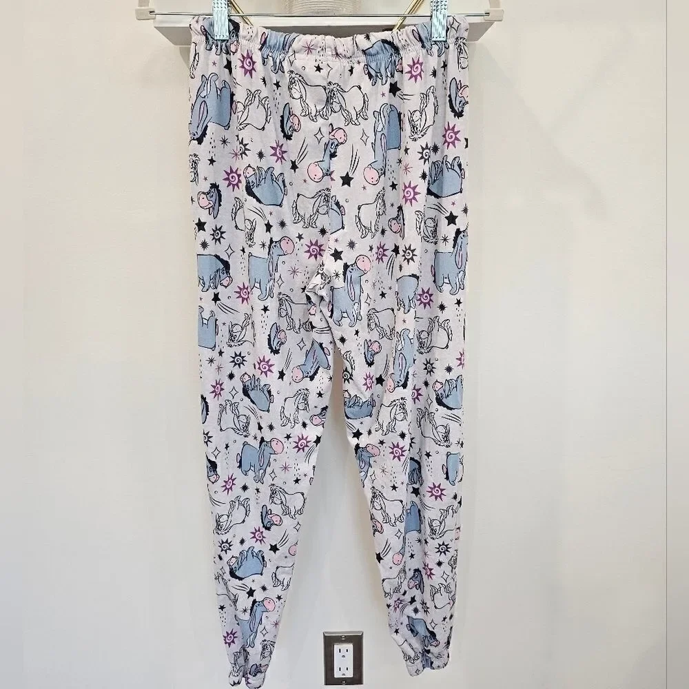Disney Women’s Eeyore Winnie the Pooh Jogger Sleep Lounge Pants Size XS - Picture 10 of 10